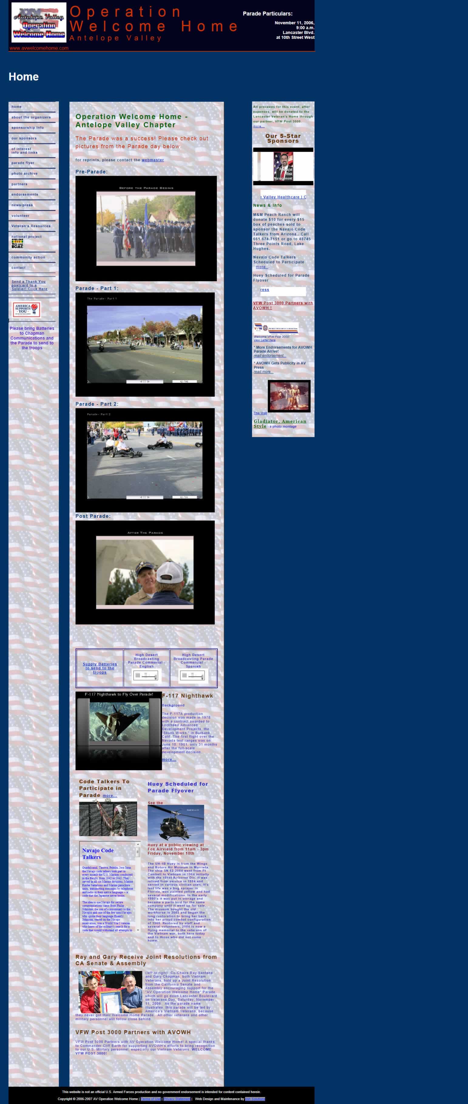 Antelope Valley Operation Welcome Home